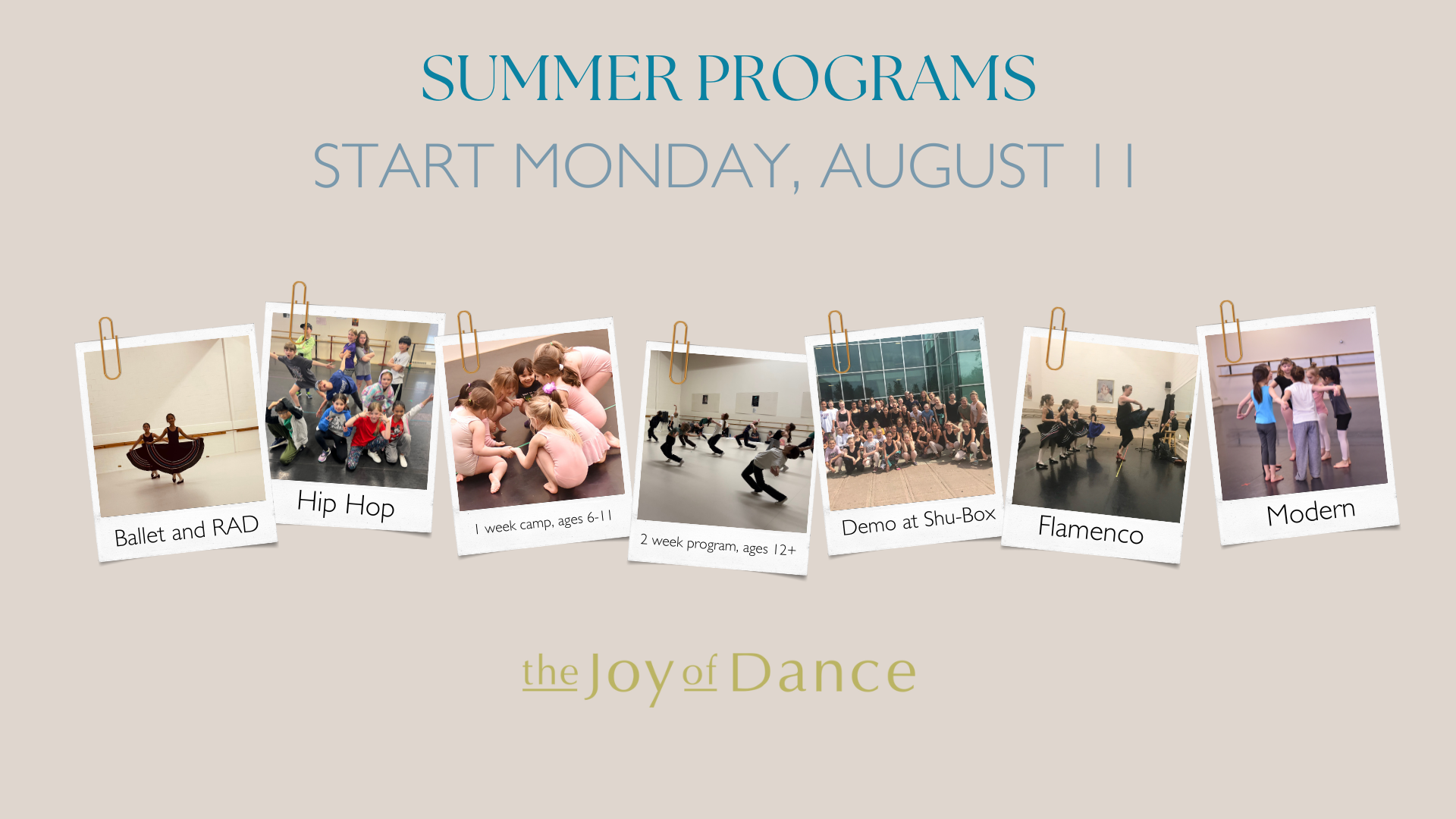 Summer Dance Camp 2025